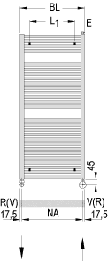 Схема дизайн-радиатора Janda