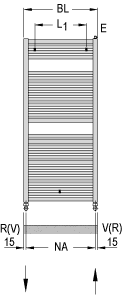 Схема дизайн-радиатора Toga