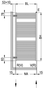 Схема дизайн-радиатора Toga
